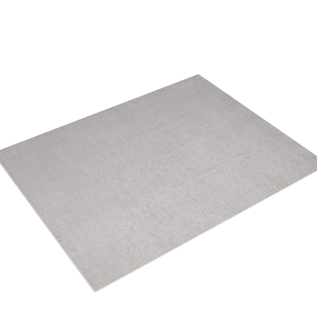 Nourison Essentials Indoor/Outdoor Silver Grey 8' X 11' Area Rug, Easy Cleaning, Non Shedding, Bed Room, Living Room, Dining Room, Backyard, Deck, Patio (8X11)