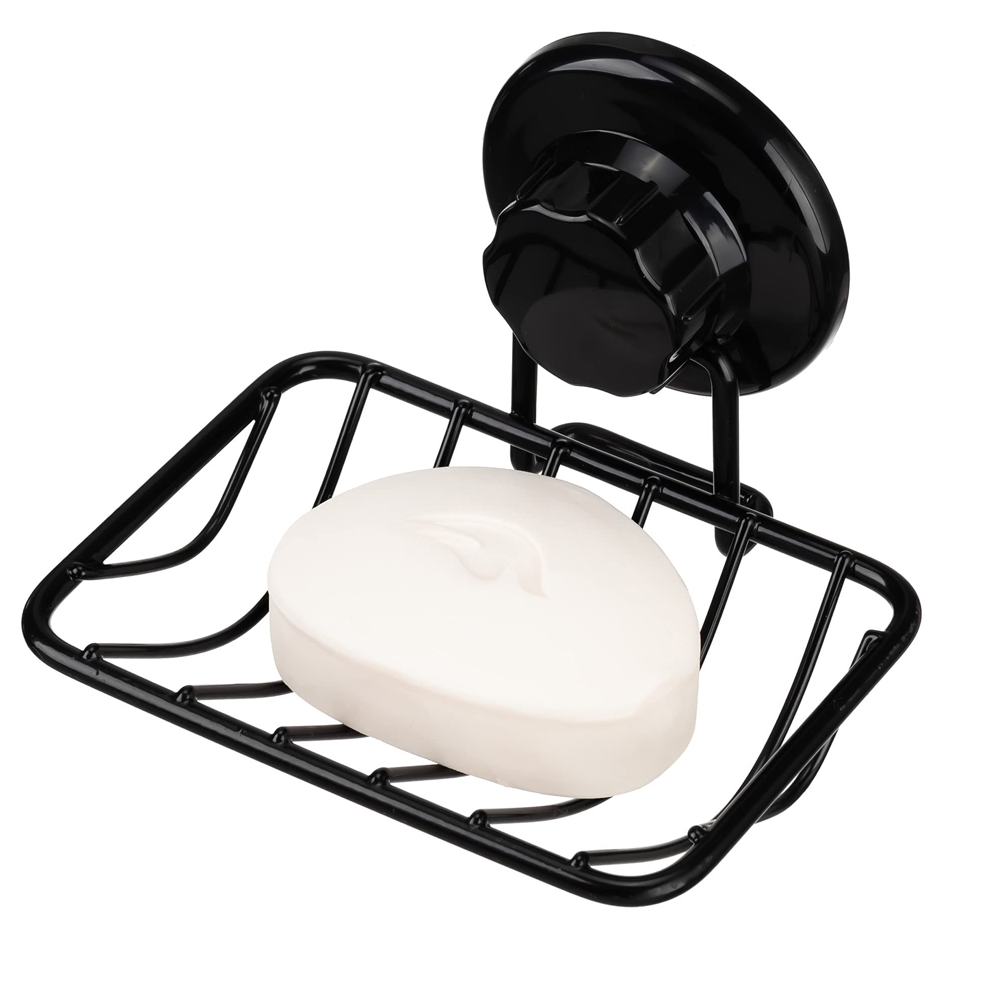iPEGTOP Super Powerful Vacuum Suction Cup Shower Soap Dish - Strong Rustproof Stainless Steel Soap Saver Sponge Holder for Bathr