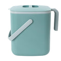 BLUE GINKGO Kitchen Compost Bin - 1.32 GAL / 5 L Easy Clean Food Waste Bin for Kitchen with Handles | Countertop Compost Bin Kit
