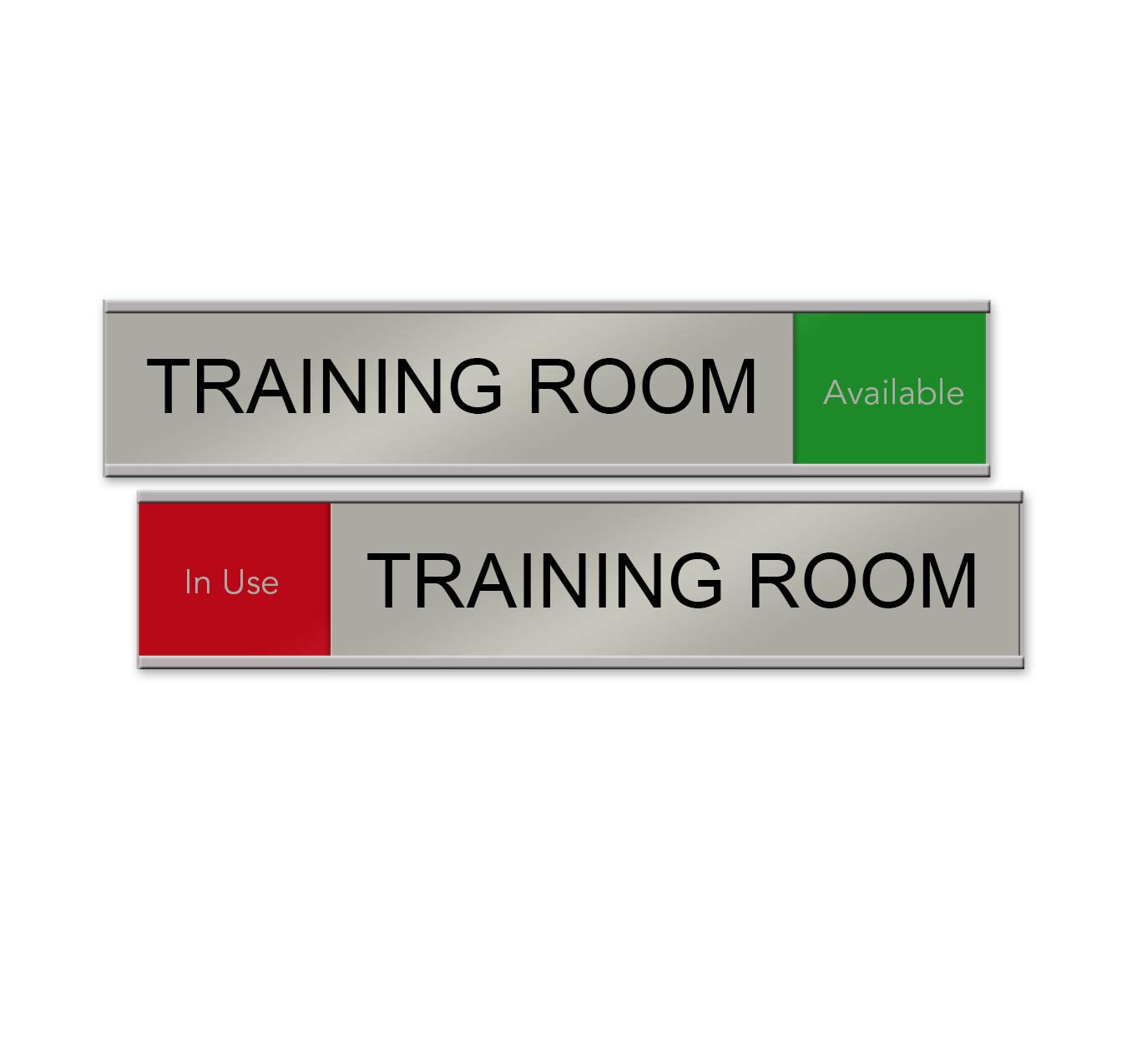 Training Room Slider Sign (Red/Green, 10' X 2')