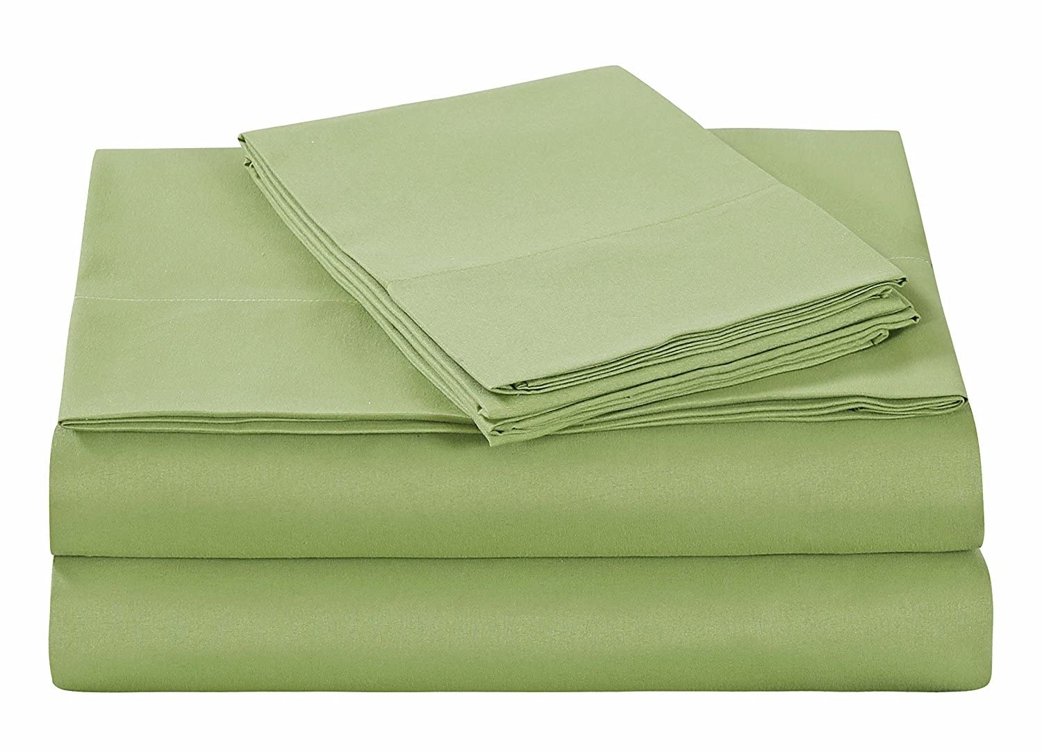 Hospital Twin Extra Long 100% Cotton Jersey Sheet Set - Soft And Comfy - By Crescent Bedding -Twin Xl Sage Green