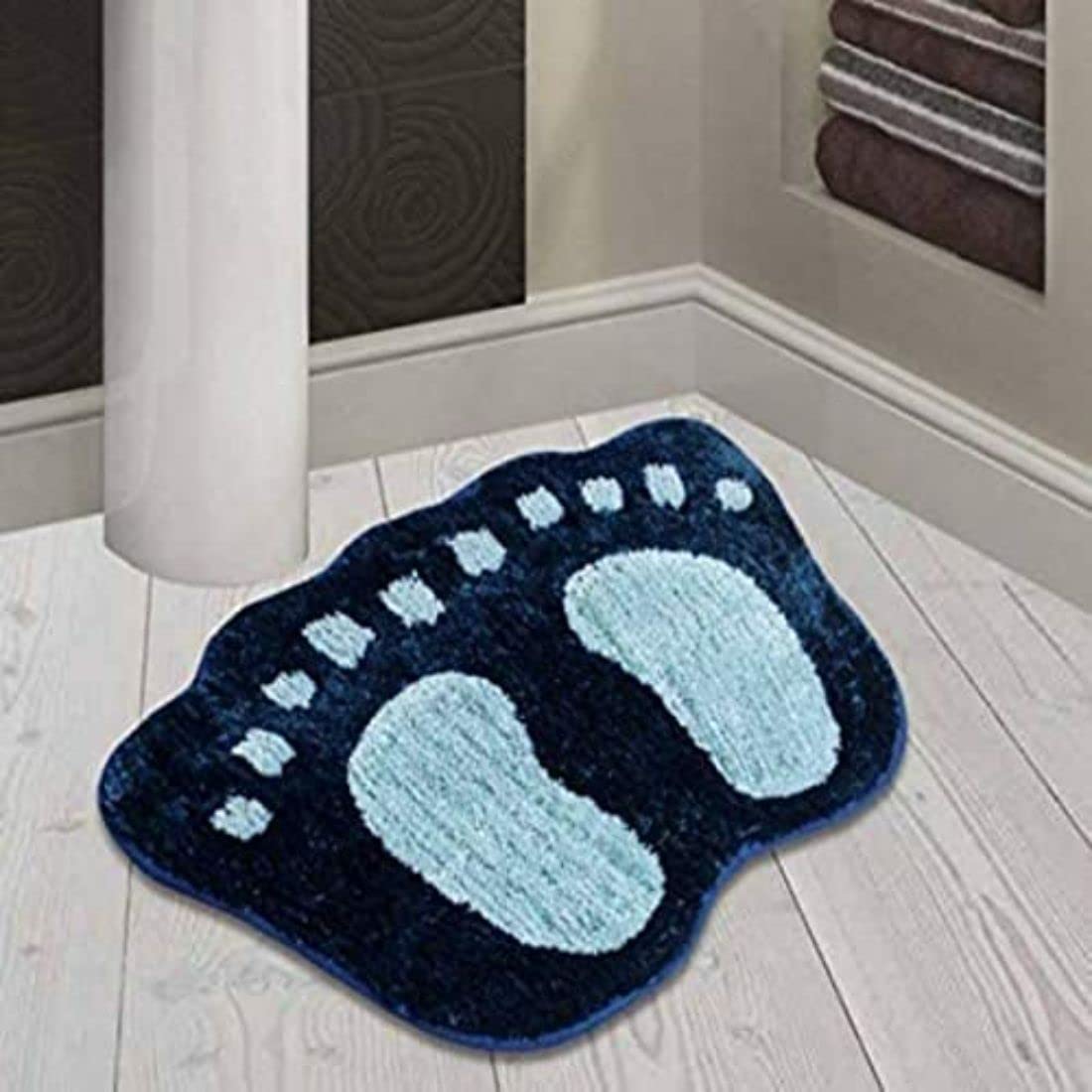 RM Handloom Bath Mat (Multicolour, Polyester & Polyester Blend, 16 x 24)