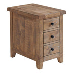 Intercon Highland Chairside, 16x24 End Table, Brown