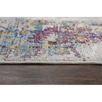Rizzy Home Alora Decor Morocco 8'10"X11'10" Broken Blue/Cream/Gold Power-Loomed Area Rug