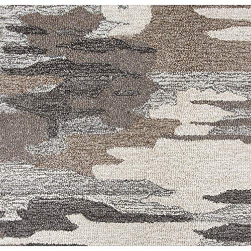 Rizzy Home Alora Decor Makalu 3' X 5' Abstract Brown/Natural Hand-Tufted Area Rug
