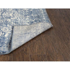 Rizzy Home Alora Decor Essential 2'6" X 10' Classic/Modeled Blue/Ivory Hybrid Area Rug