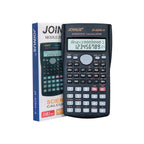 Scientific Calculator 240 Calculations Function, 12 Digits, Double Display, Business Office School Pocket Calculator, Black Colo