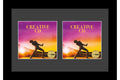 Creative Picture Frames 8 x 12 Double CD Cover Art Music Frame with Black Matting Self Standing or Wall Display