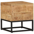 Side Table 30x30x33 cm Rough Mango Wood