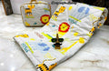 PRISCILLA 150 GSM Glace Cotton Kids Single Bed 250 TC Reversible Comforter/AC Blanket/Quilts/Duvet for All Seasons. (Design 14)