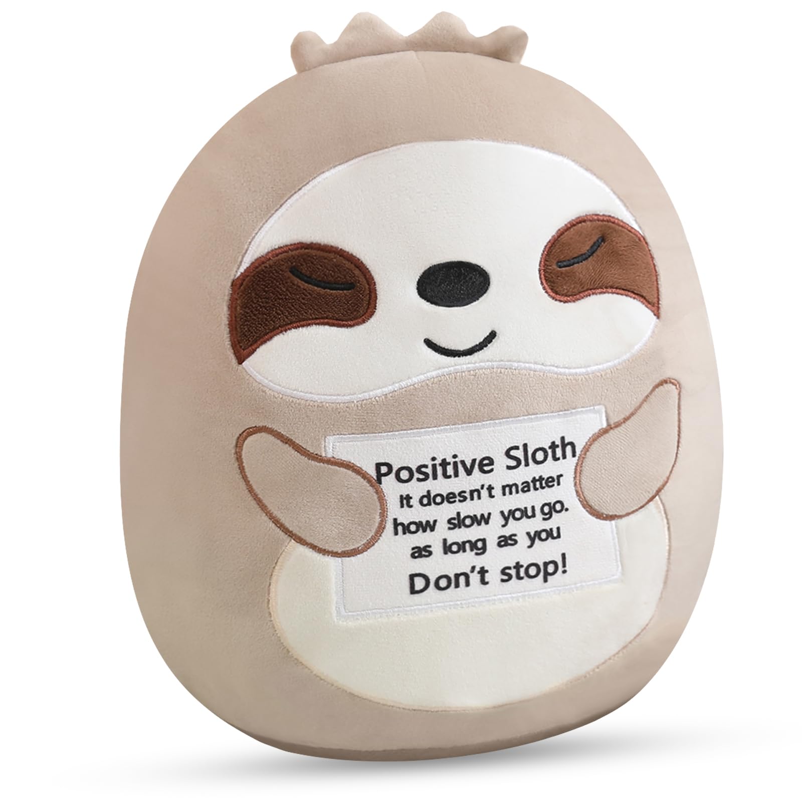 Toysym Sloth Plush Toy, Emotional Support Sloth Stuffed Animal, Cute Stuffed Animals Plush Pillow Soft Plushie Doll Gifts Home D