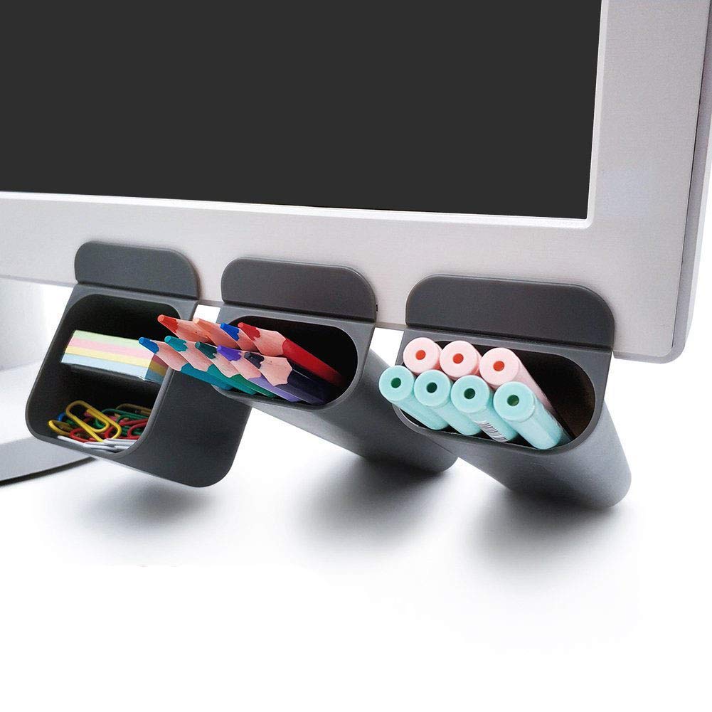 Goblin'S Treasures New Creative Diy Screen Pen Pencil Holders Desktop Accessories Desk Organizers Containers Storage Bags-3 Pack
