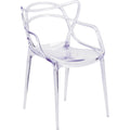 Flash Furniture Nesting Series Transparent Stacking Side Chair
