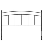 Modway Abigail Queen Metal Headboard In Gray