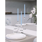 Candwax 10 Inch Taper Candles Set Of 12 - Dripless Taper Candles And Unscented Candlesticks - Perfect As Dinner Candles And Hous