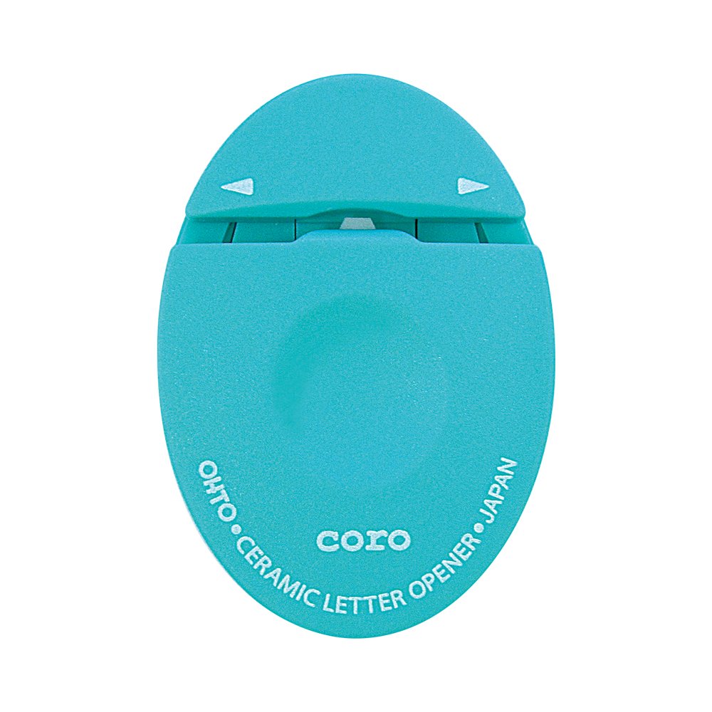 Ohto Letter Opener Ceramic Letter Opener White Clo-700C-Bl Blue