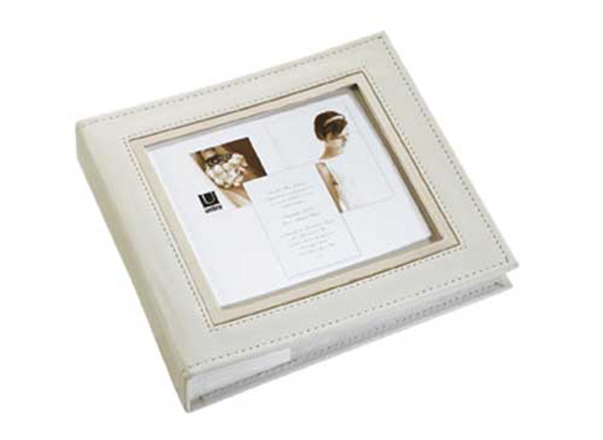 Umbra Magnolia Album, Holds 160 4 X 6-Inch Photos, Ivory
