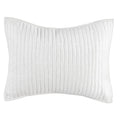 Kosas Home Dimitry 20X26 Rayon Velvet And Solid Cotton Standard Sham In Ivory