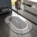 Tindbea Water Absorbent Bath Mat Anti Slip Bathroom Rug Quick Dry Soft Silicon Door Mat for Bathroom Kitchen Entrance Washroom F