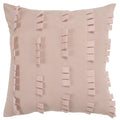 Rizzy Home Donny Osmond Stripe 20" X 20" Cotton Canvas Pillow Cover In Blush