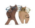 Storeindya Spectacle Holder Eyeglass Stand For The Couple Home Decor Accessories & Gifts (Couples Cat Collection)