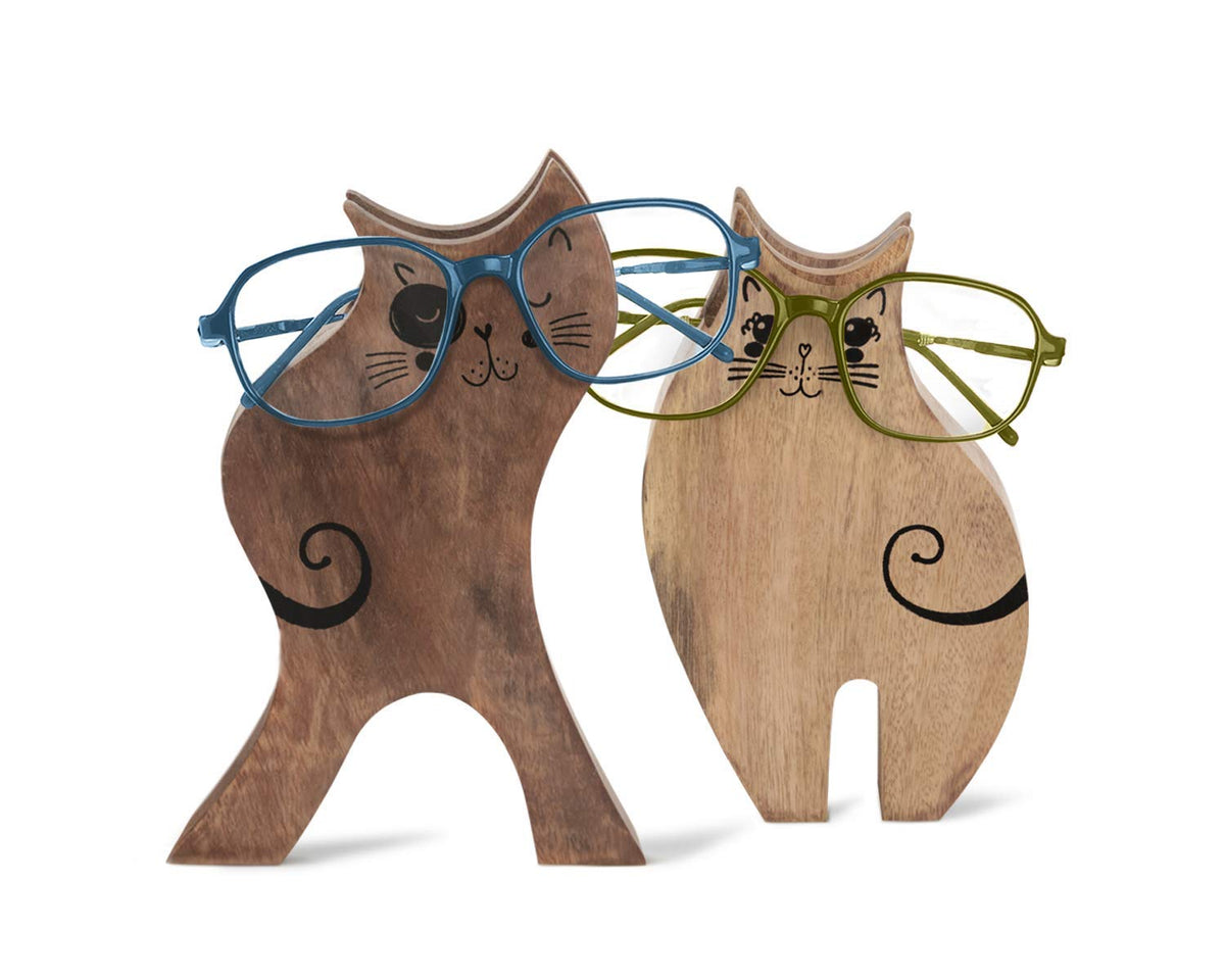 Storeindya Spectacle Holder Eyeglass Stand For The Couple Home Decor Accessories & Gifts (Couples Cat Collection)