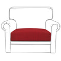 Easy-Going Stretch Chair Cushion Cover Sofa Cushion Furniture Protector Sofa Seat Sofa Slipcover Sofa Cover Soft Flexibility Wit