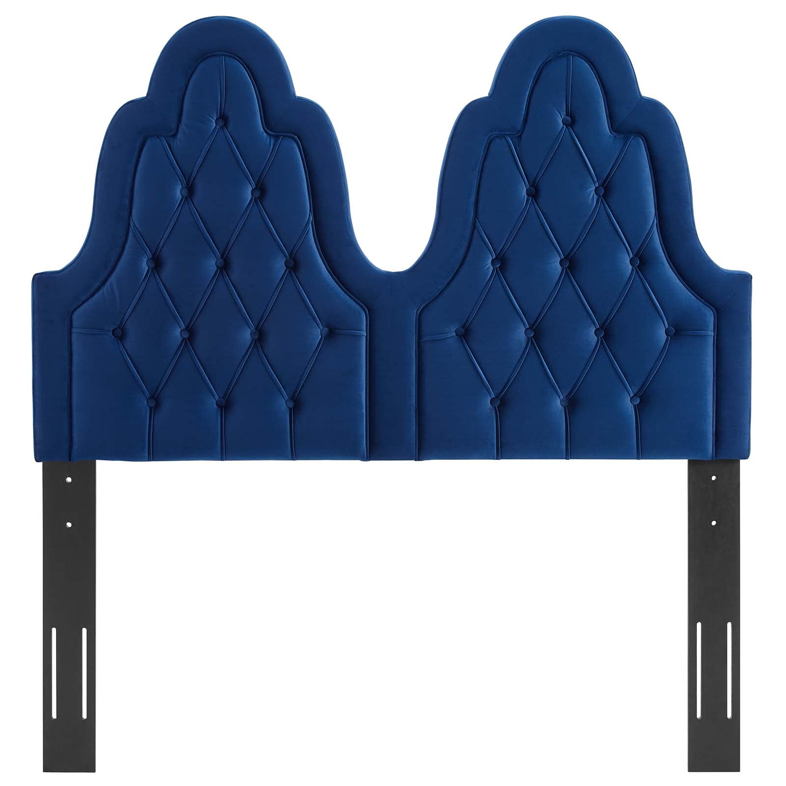 Modway Augustine Tufted Performance Velvet Headboard, King/California King, Navy