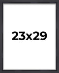 23x29 Shadow Box Frame Contemporary Black | 1'' Depth of Usable Space| Interior Size 23x29 or 29x23 Inches| UV Resistant Acrylic