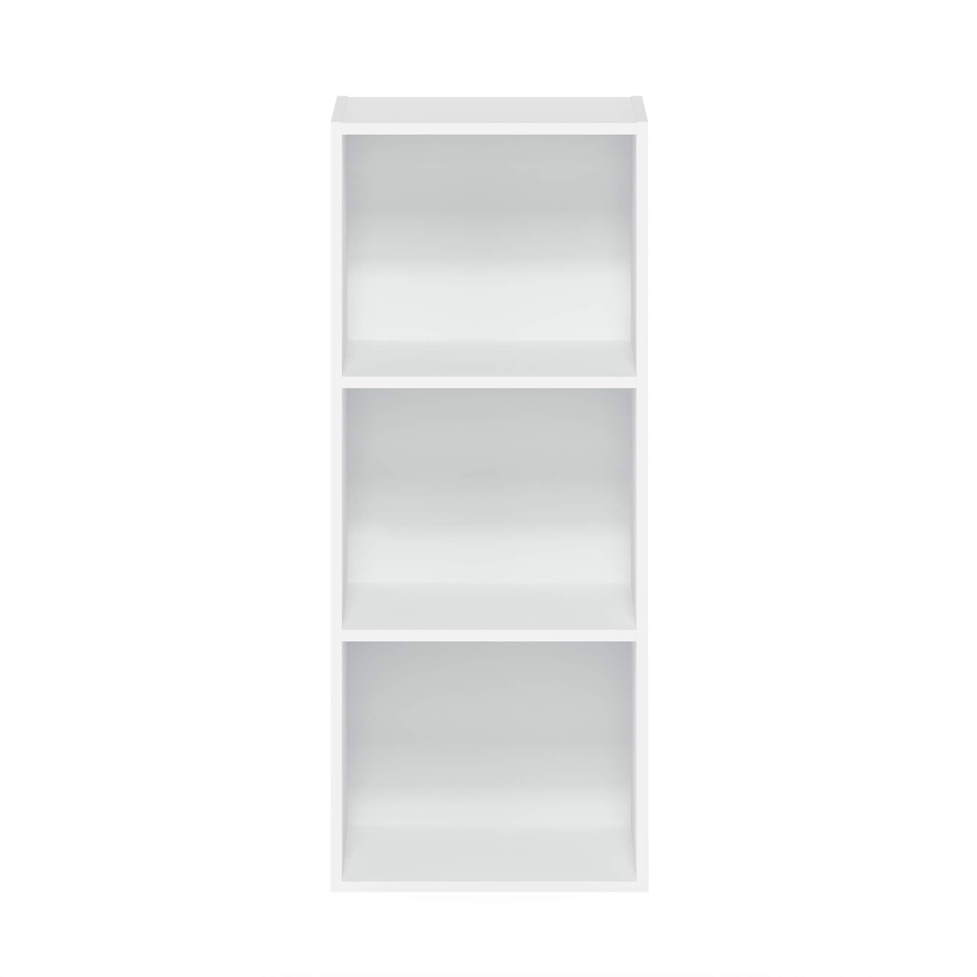 Furinno Luder Bookcase / Book / Storage , 3-Tier, White