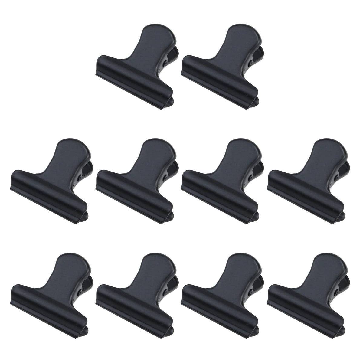 Tighall 10Pcs Small Chip Clip 1 Inch Metal Food Bag Clips Binder Clips Hinge Clip Paper Clamps Heavy Duty For Kitchen Food Packa
