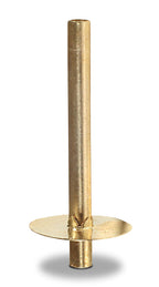 Metal Wick Holder Set - 9 Medium Holders And 50 Wax Coated Wicks - Sits In Full Oil Cup For Optimal Safety And Burn Time - Tzino