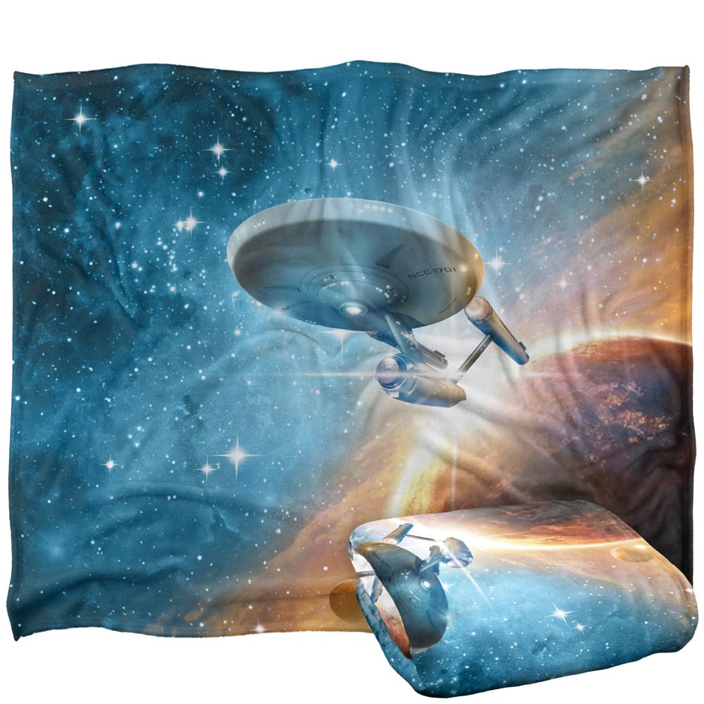 Star Trek Final Frontier Officially Licensed Silky Touch Super Soft Throw Blanket 50' X 60'