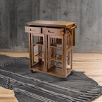 Ergode Obsidian 3-Piece Counter Table Set | Sleek Design | Black Veneer Top | Easy Assembly | 2 Black Square-Leg Stools | (39330-VV)
