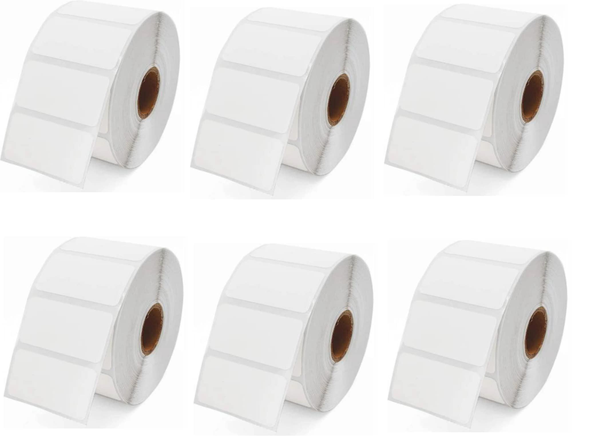 True-Ally 50x25 Thermal Sticker Label 2x1 inch (50mm x 25mm) Direct Thermal Barcode MRP Sticker Labels  400 Labels/Roll Designed