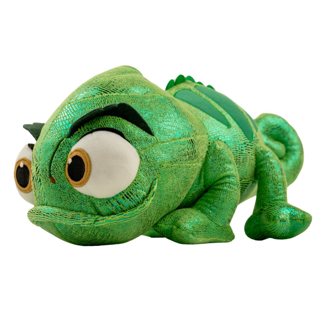 Franco Disney Princess Tangled Rapunzel Pascal The Chameleon, Bedding Super Soft Plush Cuddle Pillow Buddy, (Officially Licensed