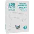Binditek 200 Pack 3 Mil Thermal Laminating Pouches, 9X11.5 Inches Laminating Sheets, For Letter Size, Ultra Clear, Glossy, Hold