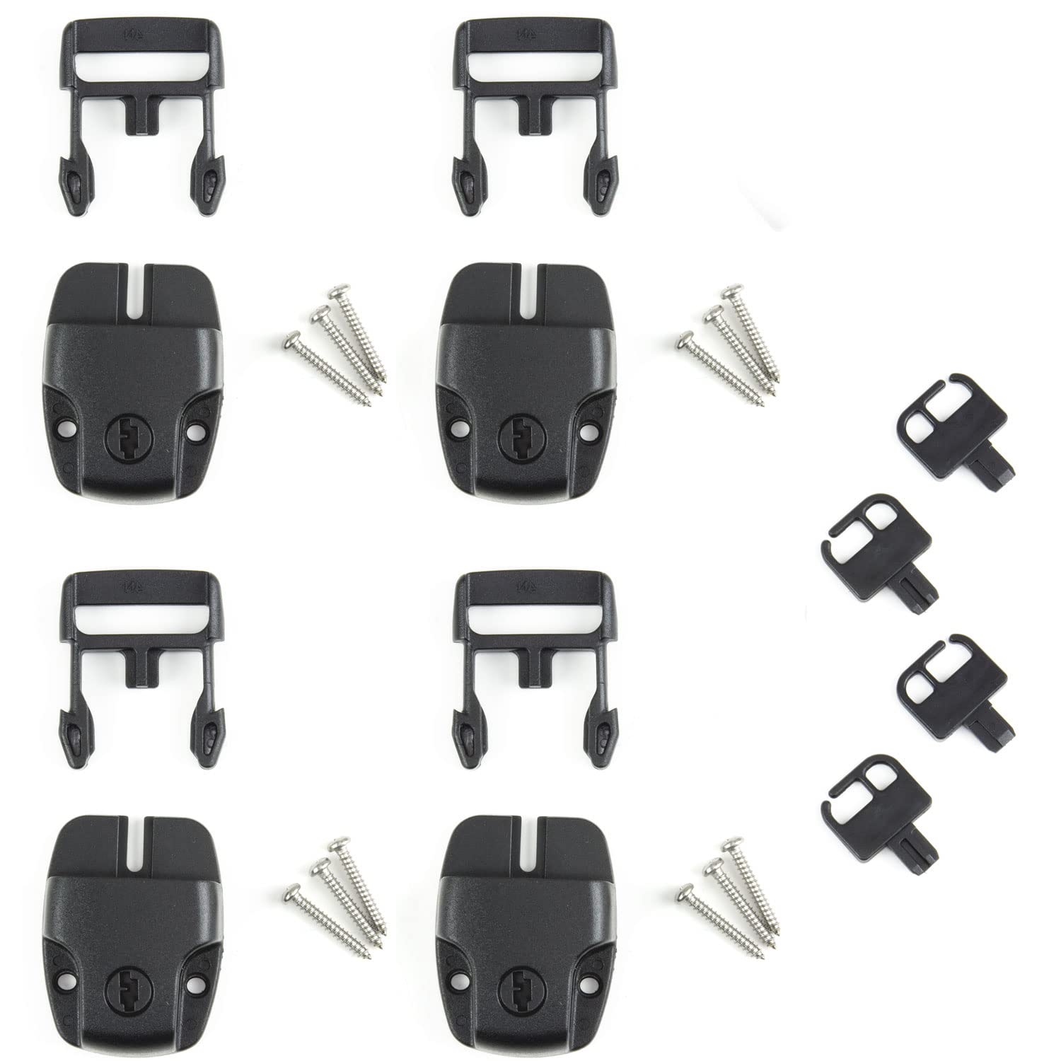 Sure Lock Hot Tub Spa Cover Replacement Latches W/Keys & Screws - Set Of 4