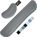 Gorilla Grip Silky Gel Memory Foam Wrist Rest For Computer Keyboard, Mouse, Ergonomic Design For Typing Pain Relief, Desk Pads S