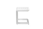 Pangea Home Leaf St Wht Side Table, White