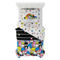 Franco Sanrio Hello Kitty & Friends Bedding 5 Piece Super Soft Comforter And Sheet Set With Sham, Twin, (100% Official Licensed