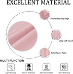 Smiletime Pink 108 In Long Velvet Curtains With Grommet, Thermal Insulated Super Soft Privacy Noise Reducing Light Blocking Velv