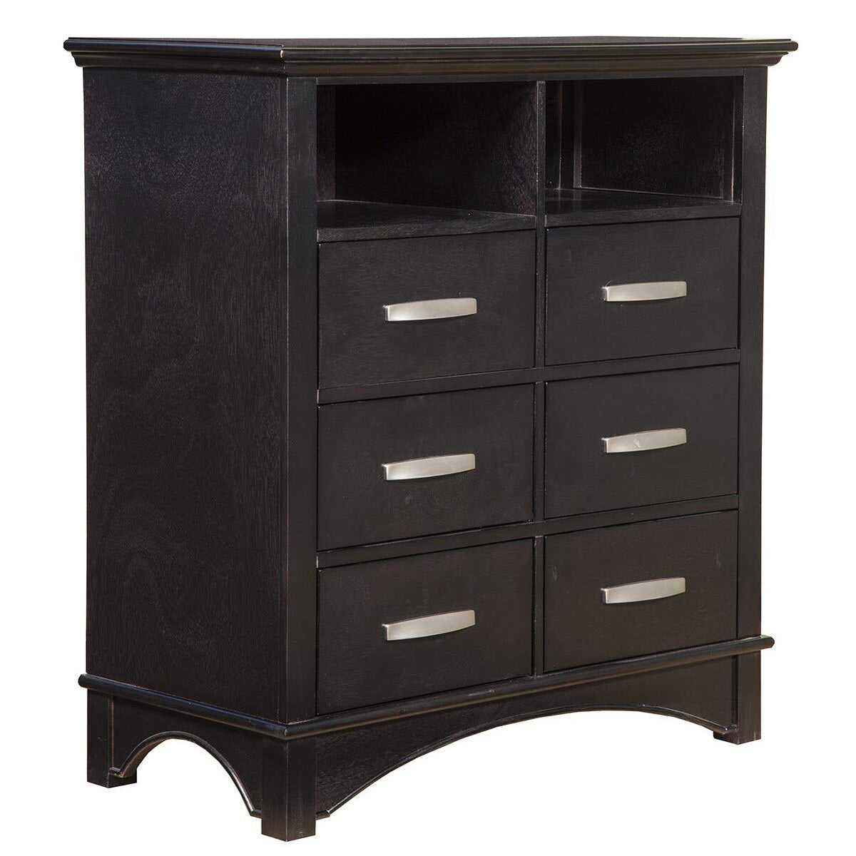 Alpine Furniture Madison 6 Drawer TV Media Chest