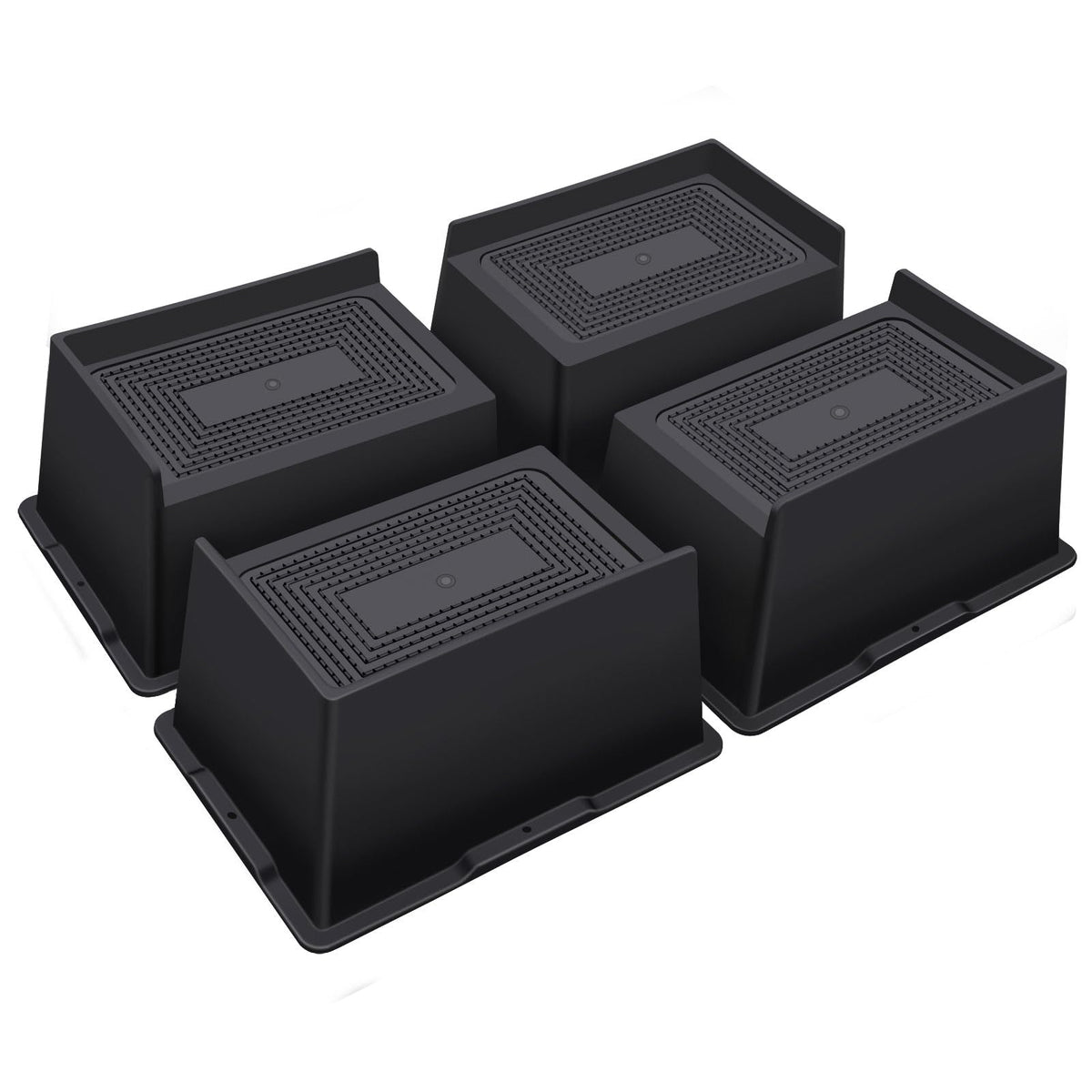 Annkut Bed Risers 4 Inch Heavy Duty,Oversized Couch Risers, Extra Wide Furniture Risers For Sofa Table Desk Headboard Chair Lift