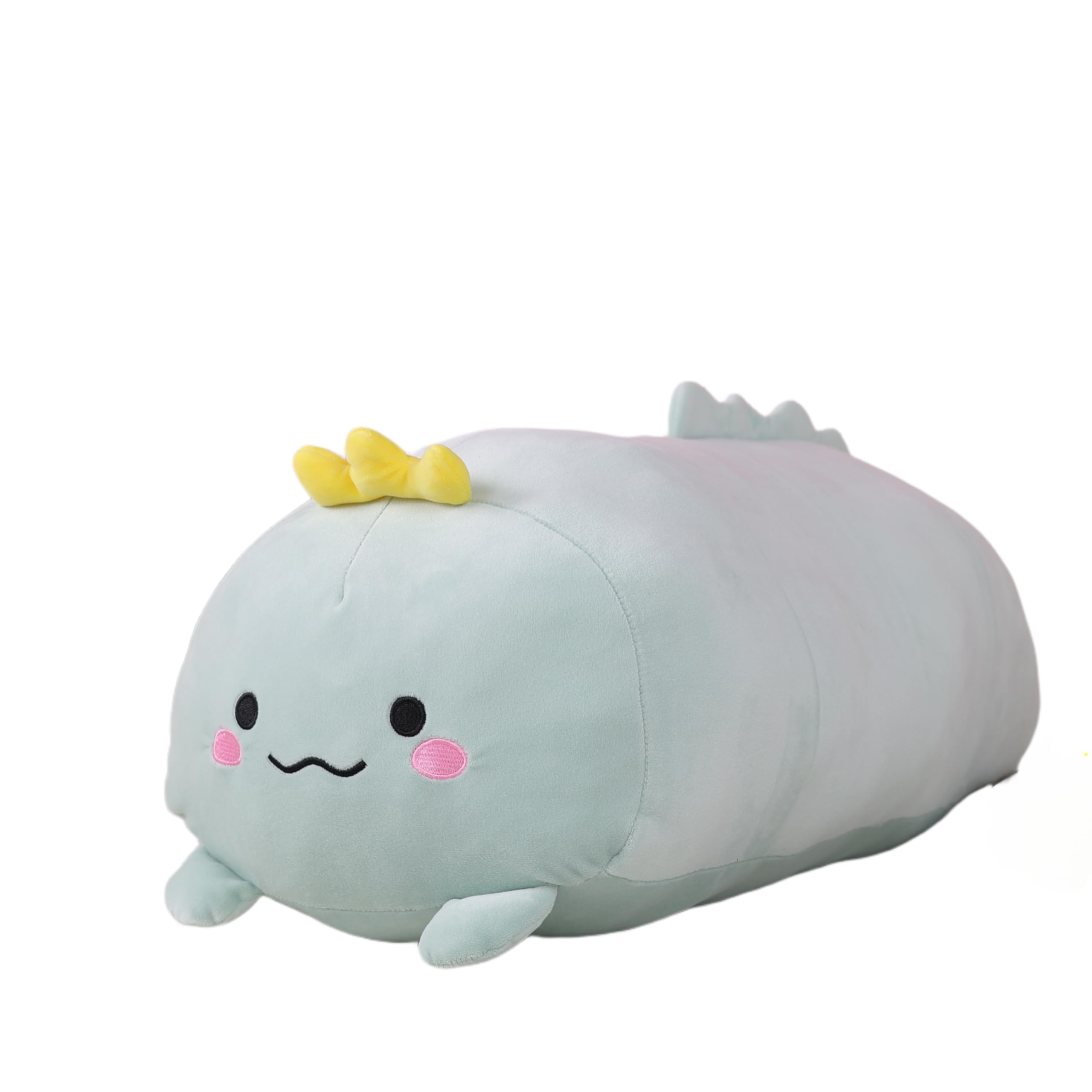 Tembe 23.6 Inch Cute Large Dinosaur Plush Stuffed Animal Pillow, Very Soft Squish Mellow Hugging Toy Gifts For Bedding, Kids Sle