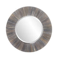 Howard Elliott Henley Mirror, Dark Rustic Wood