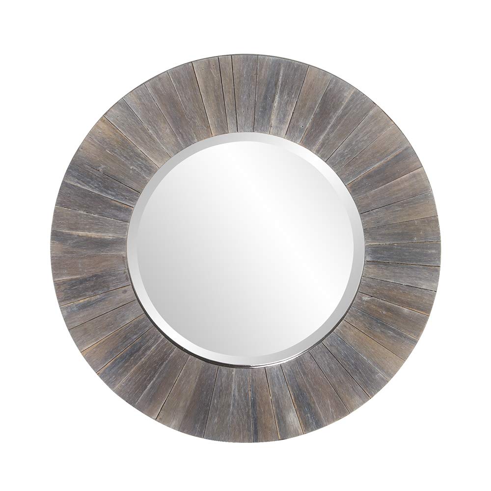 Howard Elliott Henley Mirror, Dark Rustic Wood