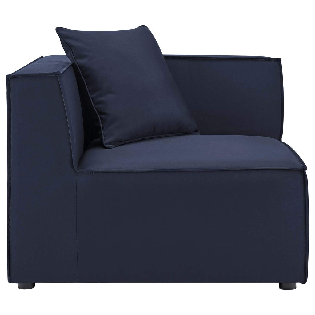 Modway Eei-4377-Nav Saybrook Outdoor Patio Upholstered 2-Piece Sectional Sofa Loveseat, Navy