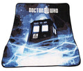 Doctor Who Throw Blanket - TARDIS Gallifrey Fleece - 50 x 60 Afghan