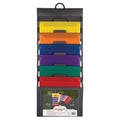 Samsill Cascading Wall File Organizer, Classrom Organization And Storage, 6 Removable Poly Hanging File Folders, Command Center